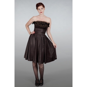 Abito da cocktail senza spalline