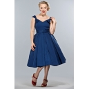Abito blu anni '50