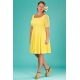 Abito in pizzo giallo