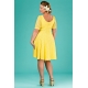 Abito in pizzo giallo
