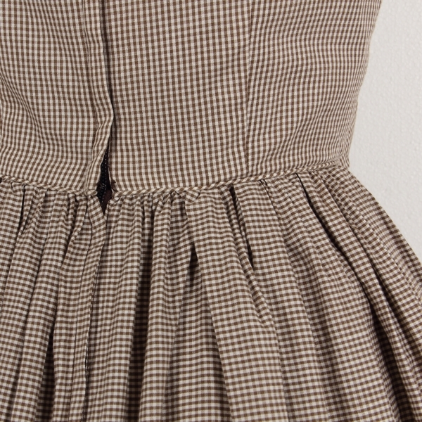 Maxi Abito A Quadri Vintage Con Scollo A V E Maniche Lunghe – Elegante Stile Country Per Autunno, Taglie S-XXL